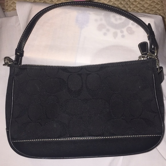 Coach Handbags - Coach Signature black purse lightly used